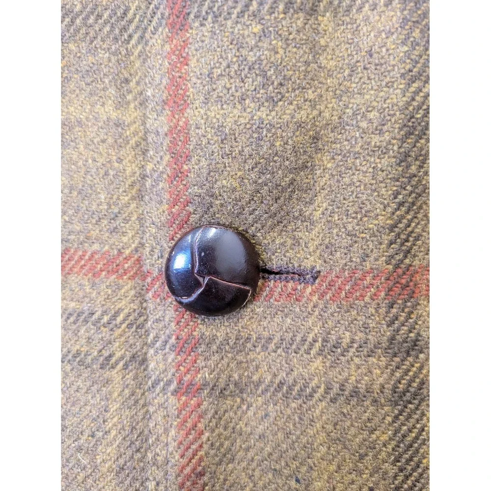 Pendleton‎ VINTAGE 70'S Men's Size XL Wool Plaid Coat